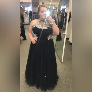 Navy Blue Formal Dress